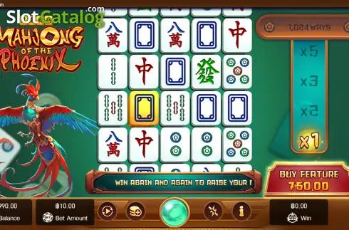 Another screenshot showcasing features of Mahjong Of The Phoenix