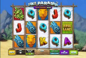 Screenshot showcasing Tiki Paraddise features on SafeGameHub.