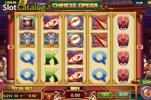 Screenshot of Beijing Opera showing unique bonus features