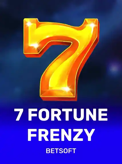 Screenshot of BetSoft 7 Fortune Frenzy gameplay.