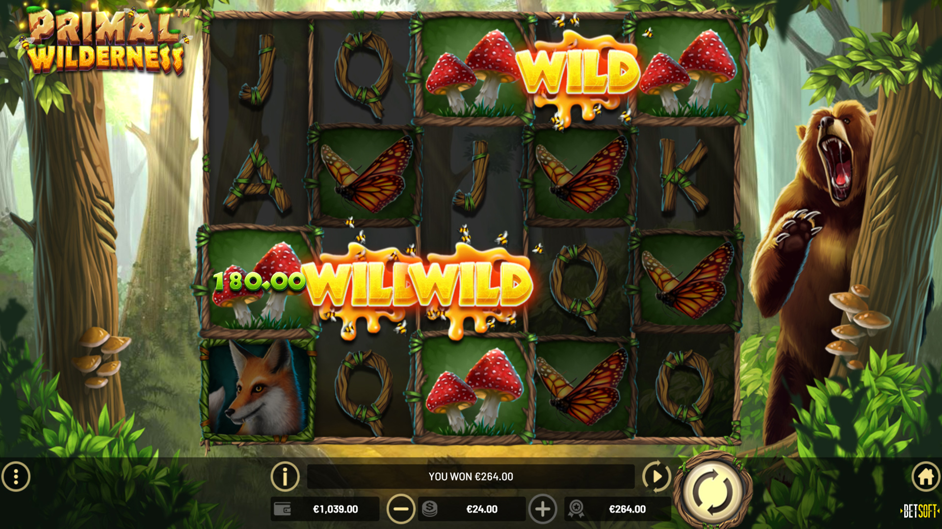 BetSoft Primal Wilderness gameplay screenshot 8 from SafeGameHub