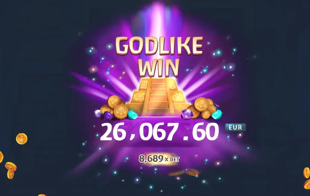 BG Aztec Clusters Screenshot displaying the user interface.