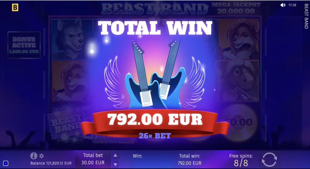 BG Beast Band Screenshot showing in-game action