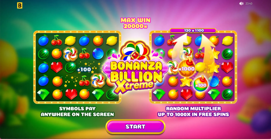 Screenshot depicting BG Bonanza Billion's dynamic gameplay.