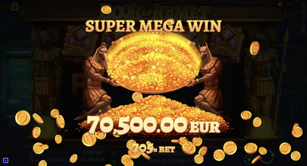 Another screenshot from BG Book of Kemet - engaging features.