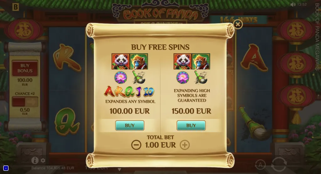 Another exciting moment from BG Book of Panda Megaways.