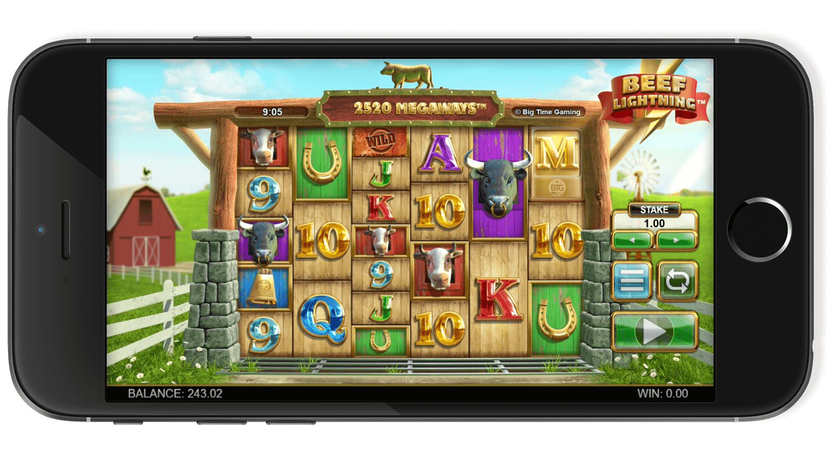 A vivid screenshot from Beef Lightning highlighting features.