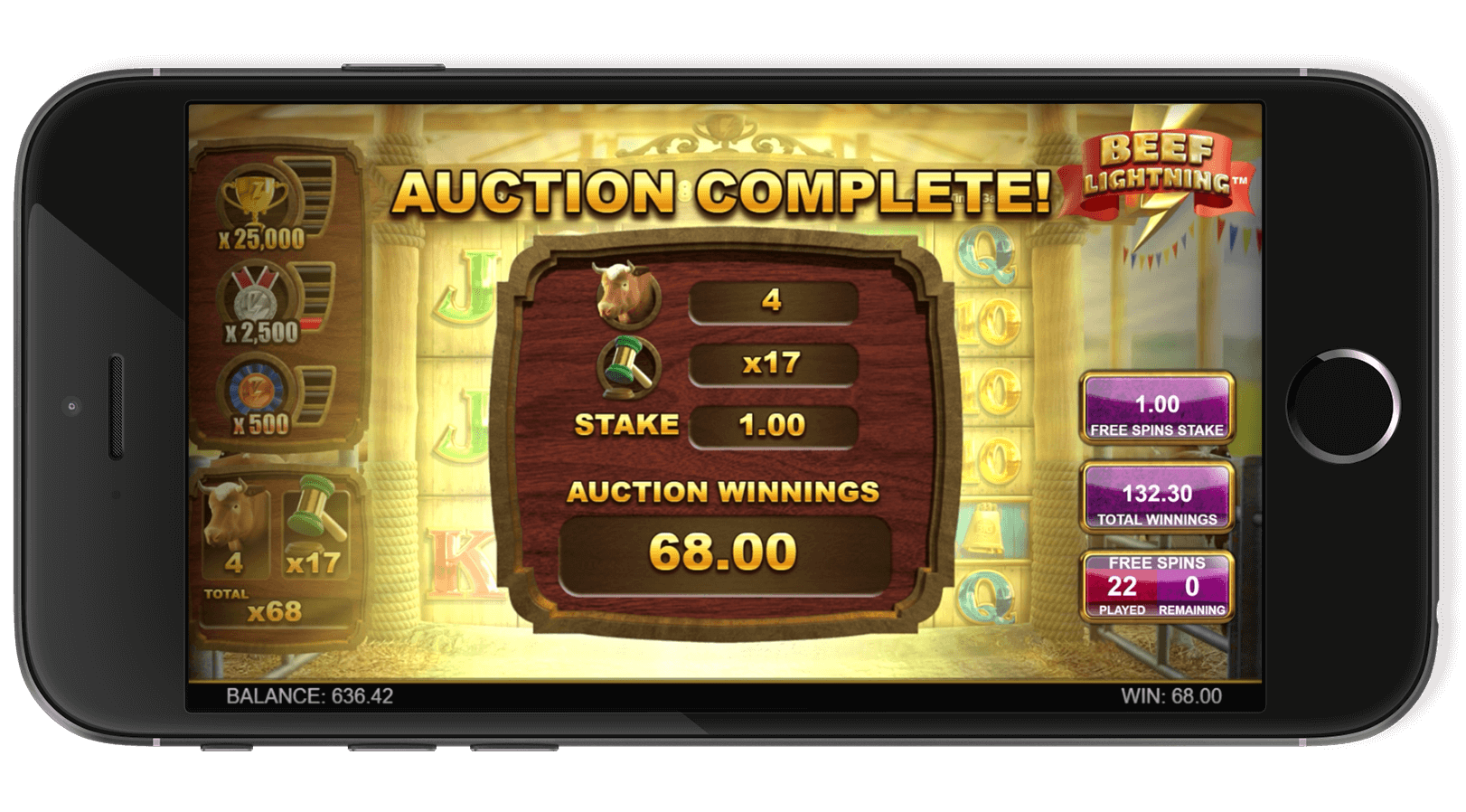 Showcasing another gameplay screenshot of Beef Lightning.