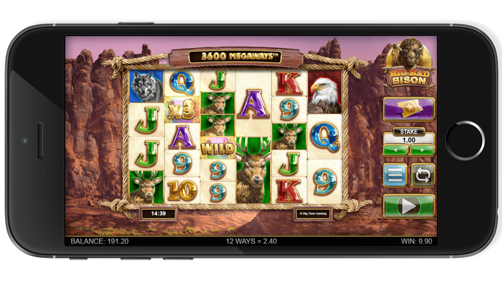 Captivating visual of Big Bad Bison's wild features.