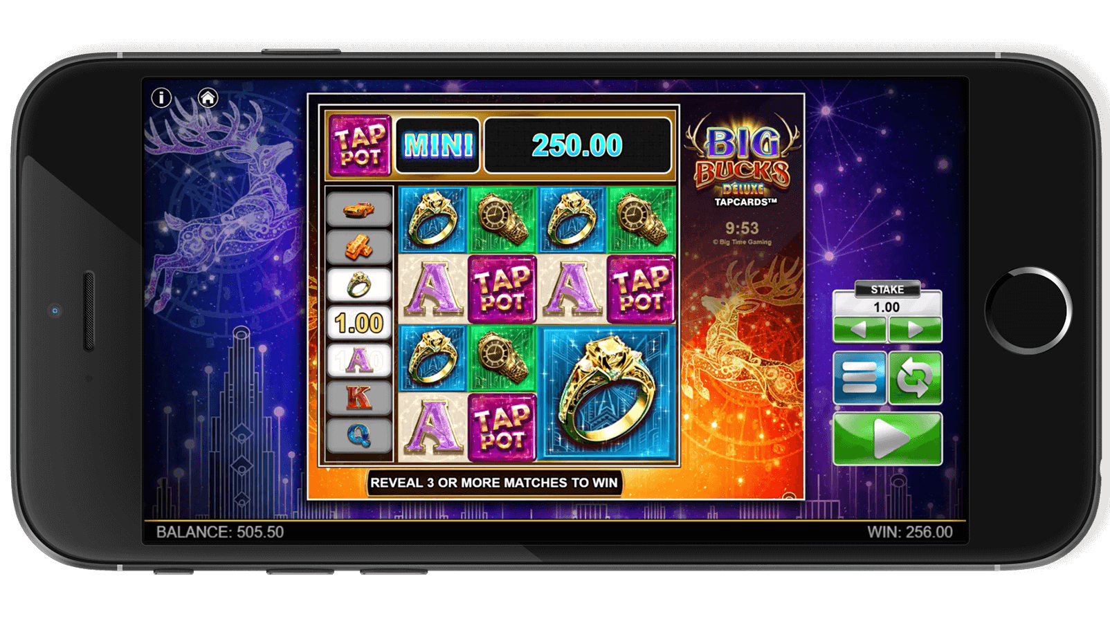 Exciting moment from Big Bucks Deluxe gameplay displayed.