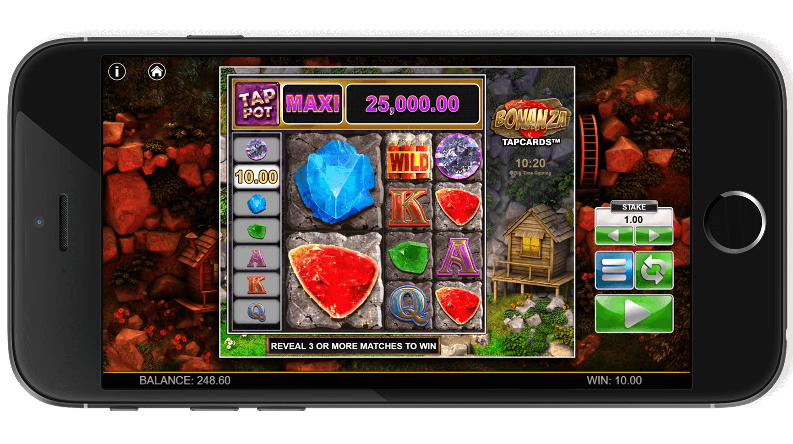 Another Bonanza slot game screenshot displaying big wins.
