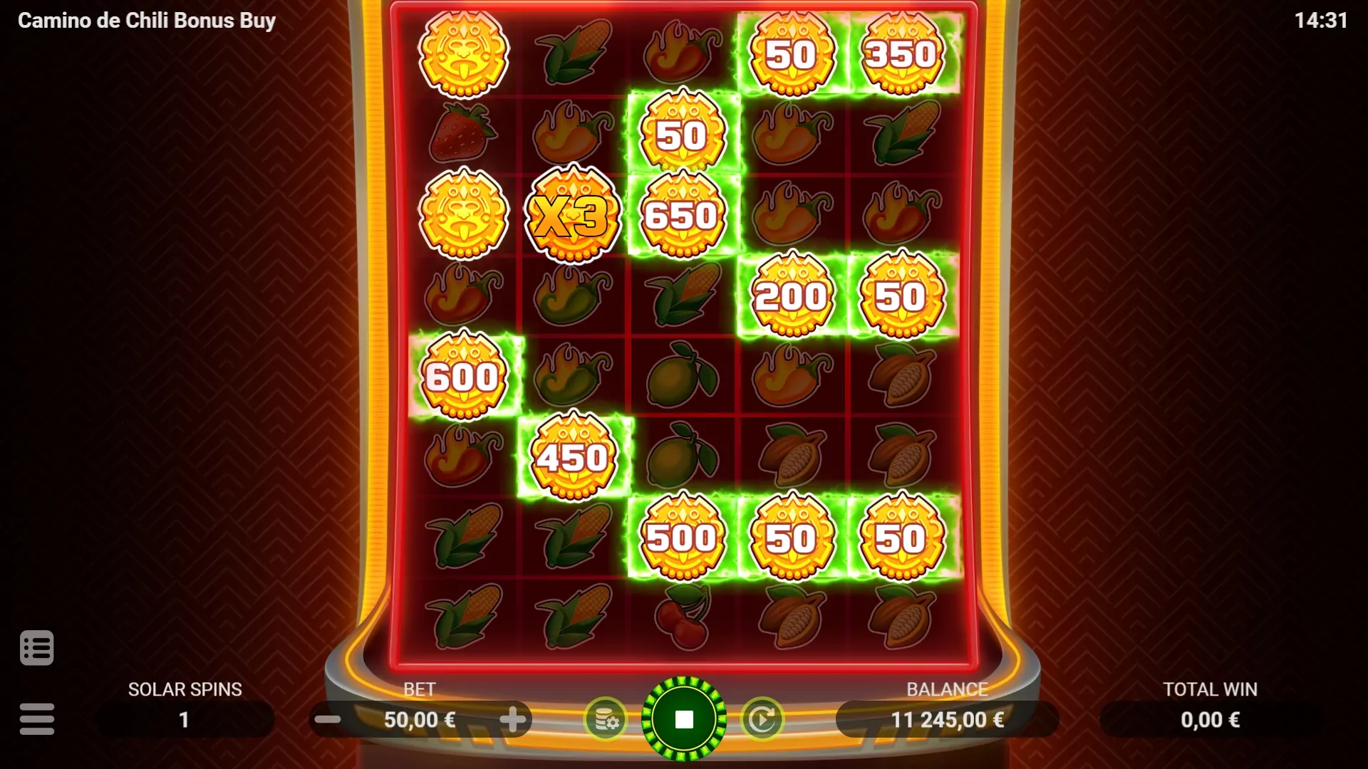 Screenshot emphasizing the fun aspects of EVO Camino De Chili.