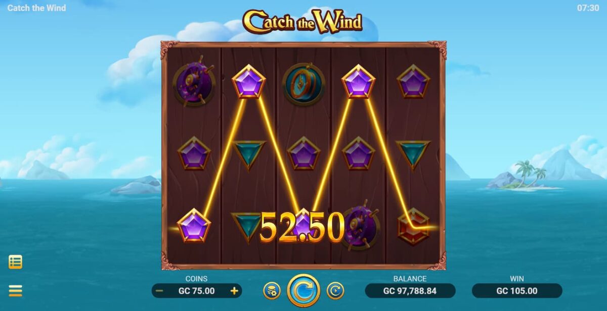 Another screenshot showcasing EVO Catch The Wind features at SafeGameHub