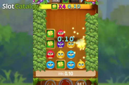 Final screenshot demonstrating features of Birdsparty Deluxe