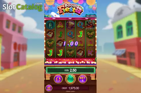 Screenshot of Boom Fiesta gameplay highlighting exciting features.