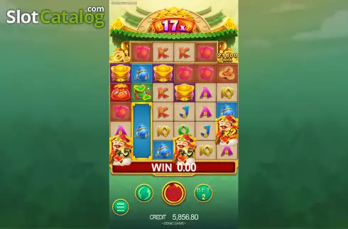 Screenshot showcasing the vibrant gameplay of Caishen Coming.