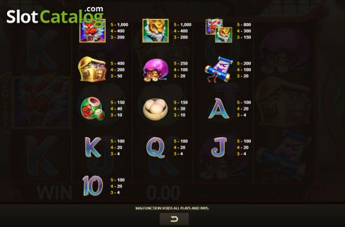 Screenshot displaying thrilling animations in Double Wilds.