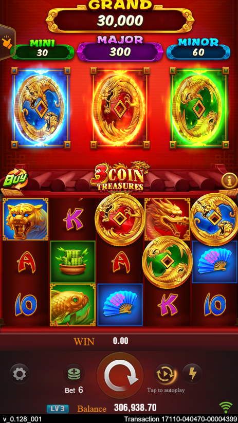 Exciting gameplay moments from JILI 3 Coin Treasures at SafeGameHub.