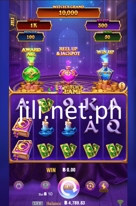 Another screenshot of 3 Witchs Lamp displaying exciting features.