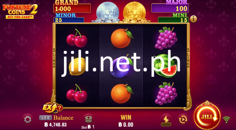 Screenshot from Fortune Coins 2, displaying engaging gameplay.