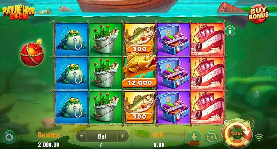 Fortune Hook Boom Screenshot with action-packed visuals.