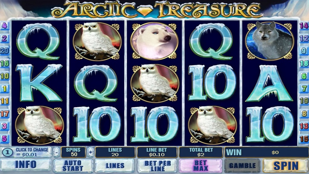 Arctic Treasure first screenshot with gameplay action