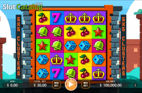 Blocky Block slot game showing bonus features in action