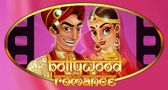 Bollywood Romance slot game screenshot highlighting features.