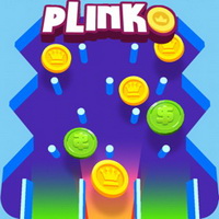 Another angle of LuckyWin 3D Plinko gameplay with vibrant graphics.