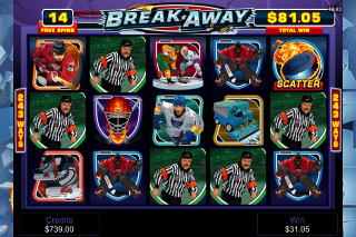 Another gameplay shot of Break Away Slot on SafeGameHub.