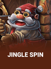 Jingle Spin slot game image with Christmas theme from SafeGameHub.