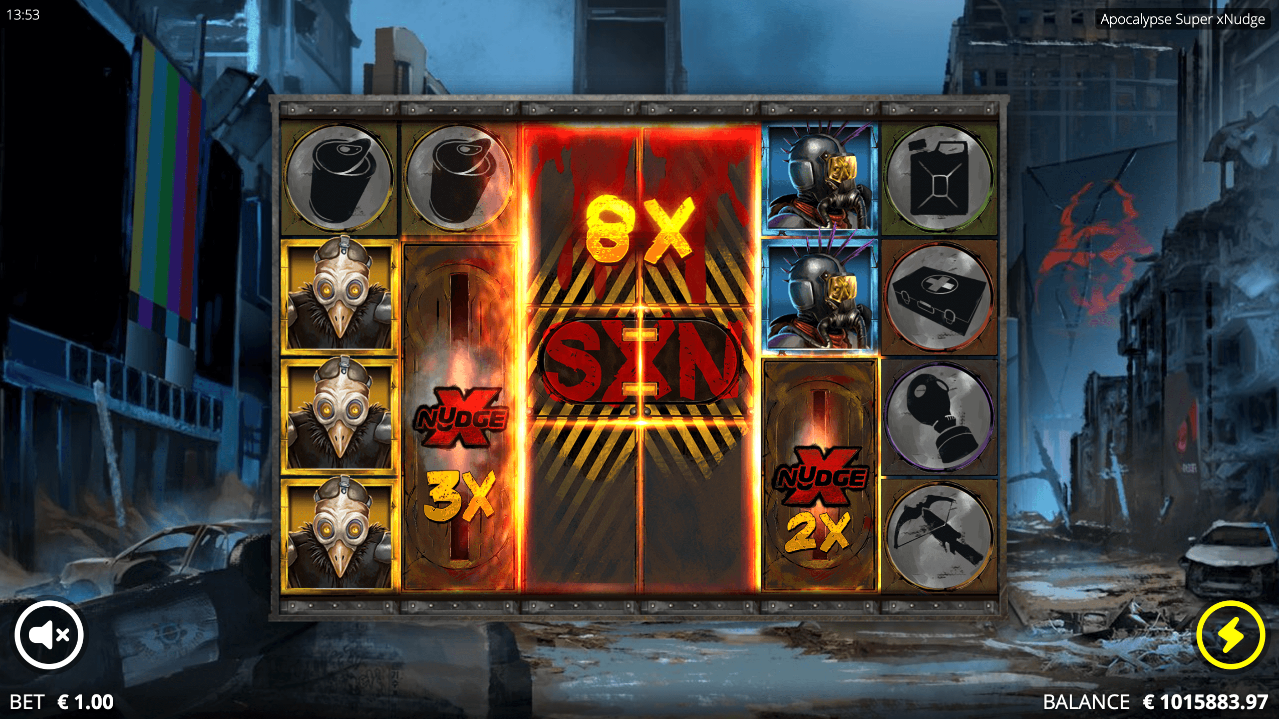 Screenshot of Apocalypse Super xNudge gameplay provided by SafeGameHub.