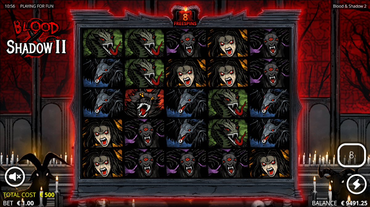 Exciting graphics in Blood Shadow gameplay screenshot from SafeGameHub.