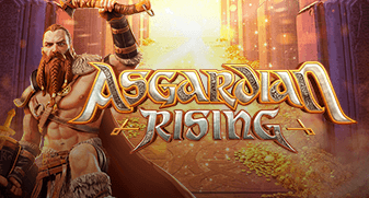 Vibrant graphics of Asgardian Rising slot at SafeGameHub.