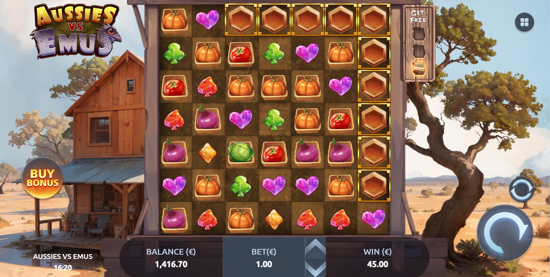 Gameplay screenshot of Aussies VS Emus showcasing vibrant graphics.