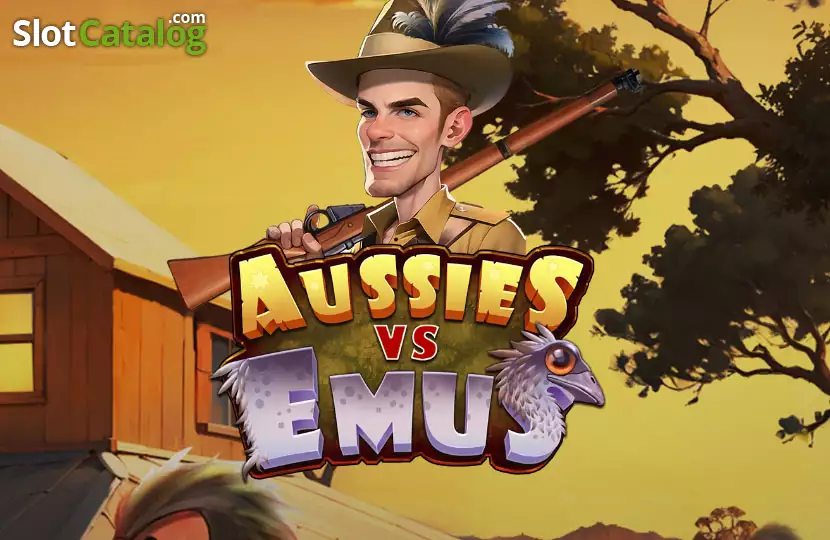 Fun gaming theme screenshot for Aussies VS Emus slot.