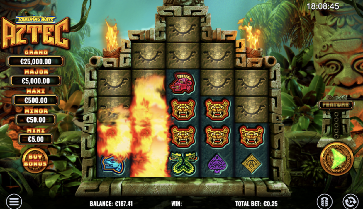 Another screenshot from Aztec Luck highlighting winning symbols in action on SafeGameHub.