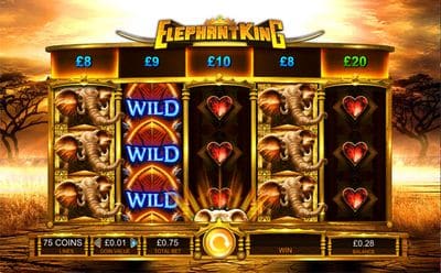 Detailed slot graphics from Ancient Giant Elephant at SafeGameHub showcasing its quality.