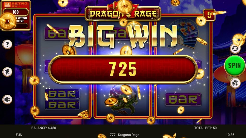 SP 777 Empire Rush showcasing another popular game at SafeGameHub.