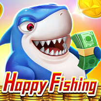 JILI Fishing Happy Fishing game promotional image.