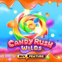 Promotional image for Candy Rush Wilds game at SafeGameHub.