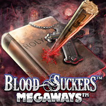 Screenshot of RT Blood Suckers Mega Ways featuring highlights on SafeGameHub.