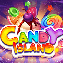 Candy Island slot game visual by Rich88 available for players at SafeGameHub.
