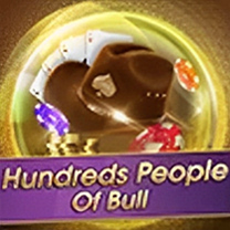 Hundreds People Of Bull game image at SafeGameHub showcasing betting options.