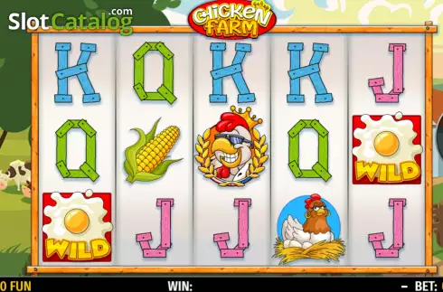 Gameplay screenshot from 759G Chicken Farm showcasing farm theme.
