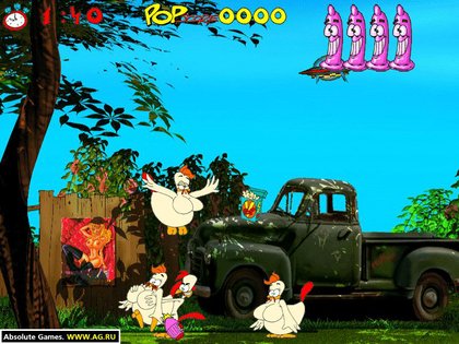 Screenshot emphasizing the user interface of 759G Chicken Farm.