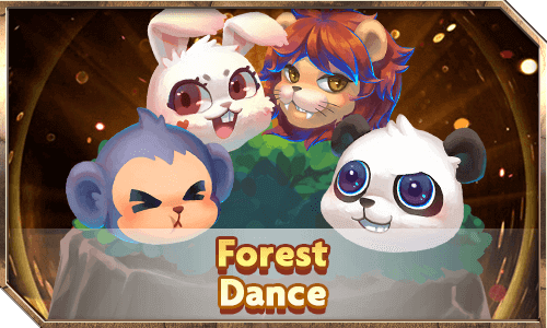 Forest Dance Poker card interactions displayed in stunning detail.