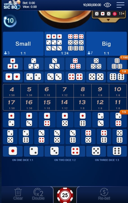 Dynamic mechanics of Hundred Sic Bo highlighted in this screenshot at SafeGameHub.